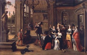 Un gioco di penitenze da Anthonie (circle of) Palamedesz