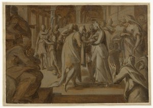 Presentazione di Cristo al tempio da Anthonie Blocklandt