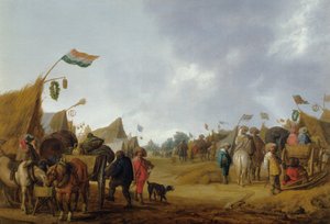 Un accampamento militare, 1634