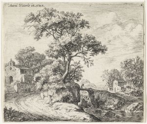 Paesaggio con una cappella