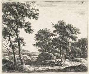 Pastorelli che riposano sotto un albero da Anthonie Waterloo
