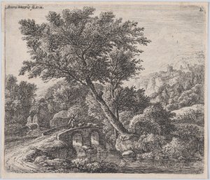Pastore su un Piccolo Ponte, XVII secolo