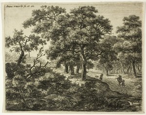 Il gruppo dei quattro alberi da Anthonie Waterloo
