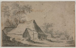 Il piccolo borgo, secondo o terzo quarto del XVII secolo da Anthonie Waterloo