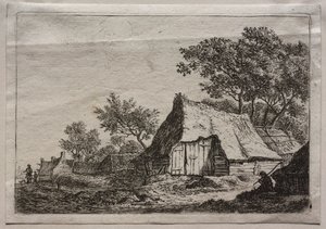 Il piccolo borgo da Anthonie Waterloo