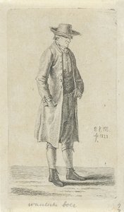 Uomo con mano in tasca da Anthonie Willem Hendrik Nolthenius de Man