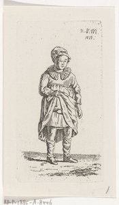 Ragazza che solleva la gonna da Anthonie Willem Hendrik Nolthenius de Man