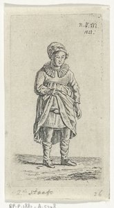 Ragazza che solleva la gonna da Anthonie Willem Hendrik Nolthenius de Man