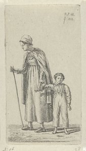 Madre con bambino in braccio, 12 Studi di statuette (titolo della serie)