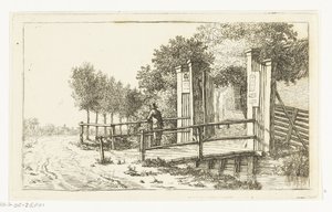 Cancello della locanda il Molentje sull