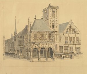 Il Vecchio Municipio di Amsterdam, 1641 da Anthonie van den Bos