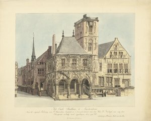 Il Vecchio Municipio di Amsterdam, 1641 da Anthonie van den Bos