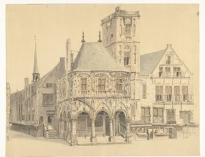 Il Vecchio Municipio di Amsterdam, 1641 da Anthonie van den Bos