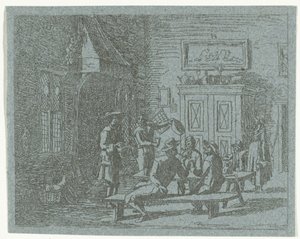 Interno di una locanda da Anthonie van den Bos