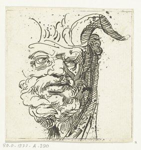 Testa di un satiro da Anthonie van den Bos
