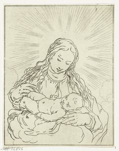 Maria con bambino da Anthonie van den Bos