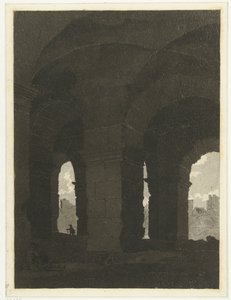 Sotto gli archi del Colosseo da Anthonie van den Bos