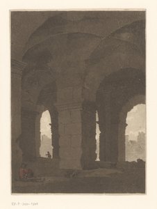 Sotto gli archi del Colosseo da Anthonie van den Bos