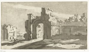 Rovine della grande sala delle Terme di Caracalla, Roma