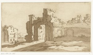 Rovine della grande sala delle Terme di Caracalla, Roma