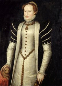 Ritratto di una nobildonna con un cucciolo