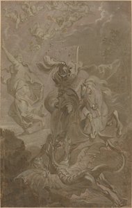 San Giorgio e il drago da Anthonis Sallaert