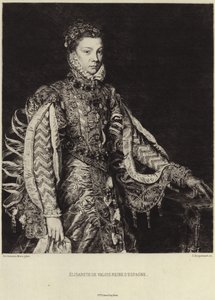 Elisabetta di Francia da Anthonis van Dashorst Mor