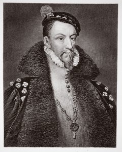 Thomas Radclyffe, Conte di Sussex, inciso da H. Robinson da Anthonis van Dashorst Mor