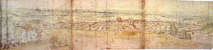 Palazzo di Greenwich e Londra da Greenwich Hill, c.1544