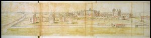 Hampton Court da Anthonis van den Wyngaerde
