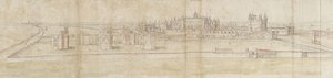 Palazzo di Hampton Court dal Nord da Anthonis van den Wyngaerde