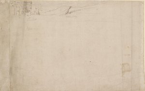Panorama di Londra visto da Southwark: Lambeth da Anthonis van den Wyngaerde