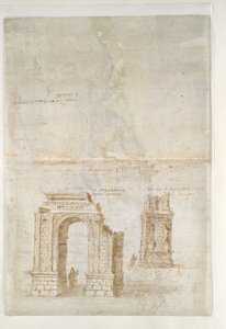Veduta panoramica di Tarragona dal sud verso il mare, c1560s da Anthonis van den Wyngaerde