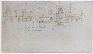 La corte della fontana, Hampton Court Palace, c.1544 da Anthonis van den Wyngaerde