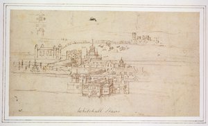 Scale di Whitehall, c.1544 da Anthonis van den Wyngaerde