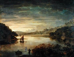 Veduta sul Fiume Neath nel Glamorganshire da Anthony Devis