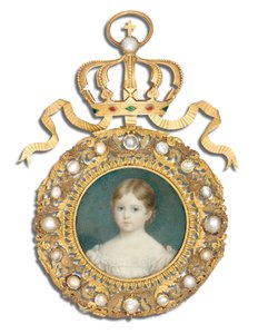 Regina Vittoria da bambina, 1825