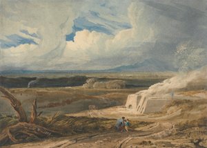 Paesaggio con fornace da calce da Anthony Vandyke Copley Fielding