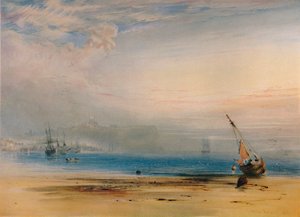 Scarborough dalla baia, 1850, 1935 da Anthony Vandyke Copley Fielding