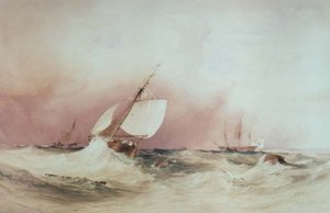 Paesaggio marino al largo della costa sud da Anthony Vandyke Copley Fielding