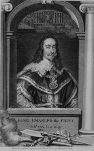 Carlo I (1600-49) Re di Gran Bretagna e Irlanda dal 1625, inciso da George Vertue (1684-1756)