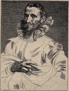 Jan Brueghel il Vecchio - incisione dopo Anthony van Dyck