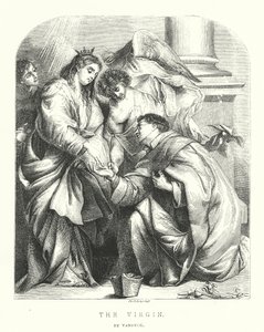 La visione del beato Hermann Joseph (incisione)