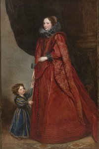 Una Signora Genovese con il Suo Bambino, c. 1623-1625