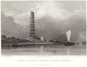 Pagoda cinese tra Canton e Whampoa