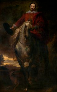 Ritratto equestre del pittore Cornelis de Wael da Anthony van Dyck