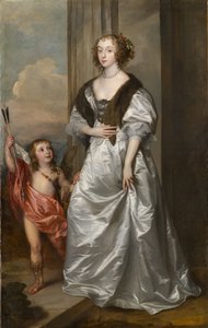 Lady Mary Villiers, poi Duchessa di Richmond e Lennox, con Charles Hamilton, Lord Arran