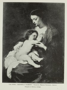 Madonna con Bambino da Anthony van Dyck