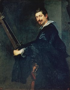 Uomo con un liuto, ritratto del musicista Jacob Gaultier, un liutista alla corte inglese