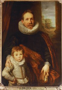 Ritratto di padre e figlio, noto anche come Guillaume Richardot ... da Anthony van Dyck